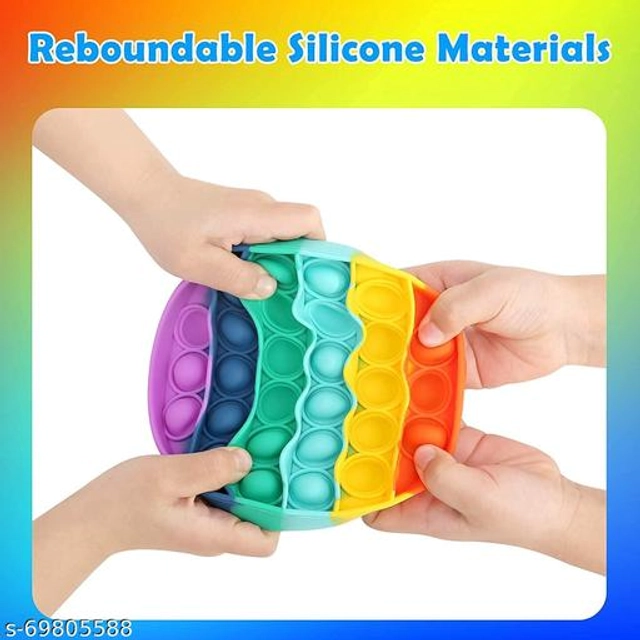 Silicone Fidget Toys for Kids (Multicolor, Pack of 2)