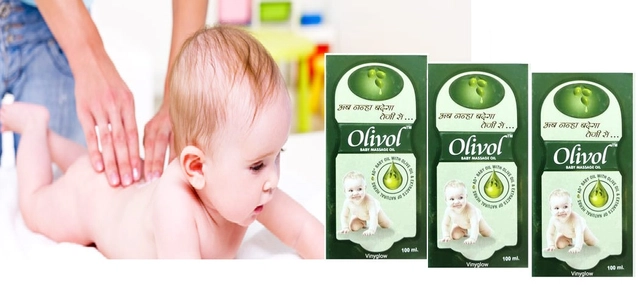 Austro Labs Olivol Oil Baby Massage Oil (100 ml, Pack of 3)