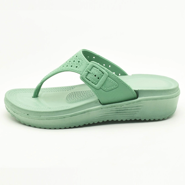 Slippers for Women (Green, 4)