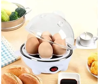 Electric Automatic On/Off 7 Egg Boiler (Multicolor)