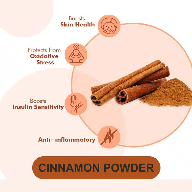 Natural Cinnamon Powder for Skin & Hair (Pack of 3, 100 g)