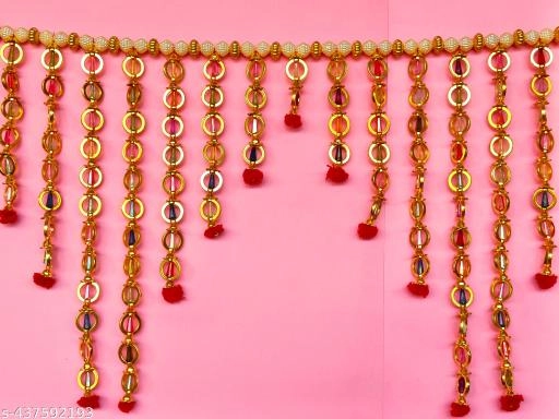 Fancy Toran for Diwali Decoration  (Red)