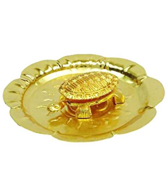 BHARDWAJ RETAILS Dhan Laxmi - Brass Yantra (Assorted) (Pack of 1) (BR2)