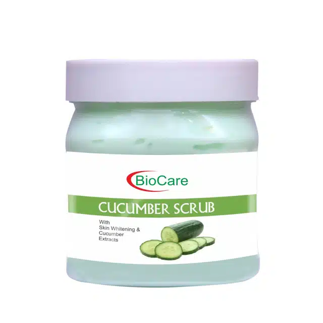 Biocare Cucumber Scrub (500 ml) with Foot Scrub (500 ml) (Combo of 2) (A-1073)