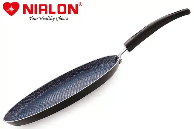 NIRLON Aluminium Honeycomb Dosa Tawa (Black, 26 cm)