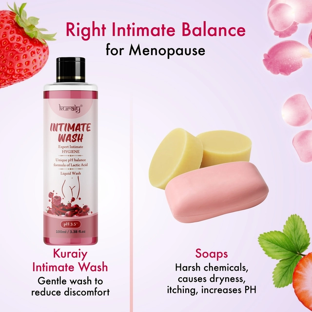 Kuraiy Unique pH Balance Intimate Wash for Women & Girls (100 ml)