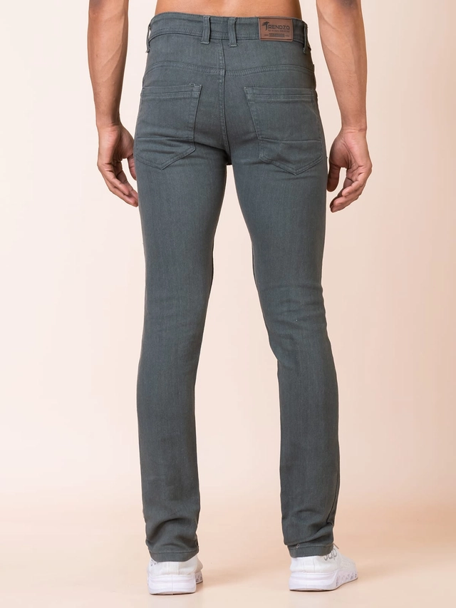 Denim Solid Jeans for Men (Grey, 28)