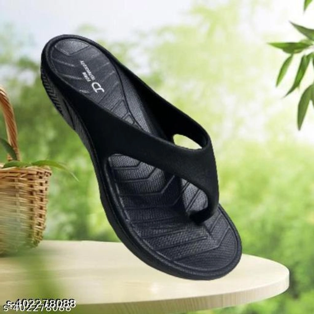 Flipflops for Women (Black, 5)