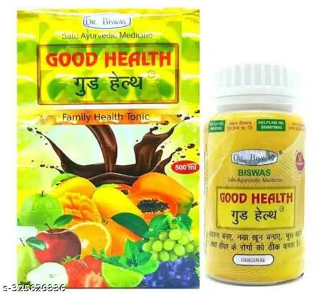 Good Health Syrup 500 ml & with 50 Pcs Capsules (Set of 2)