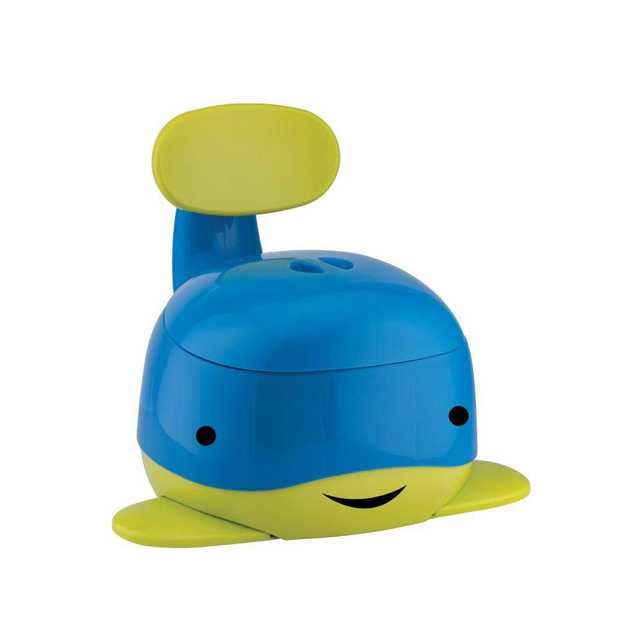 FABLE Whale Fish Type Potty Training Seat For Baby Kids (Blue, Free Size) (S20)