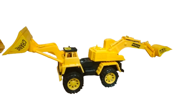 Loader and Excavator Toy for Kids (Multicolor)