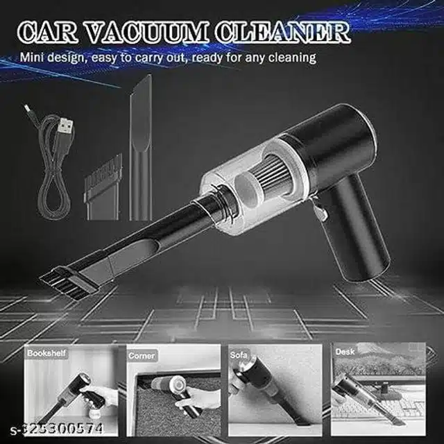 2 in 1 Rechargeable Vacuum Cleaner (Black)