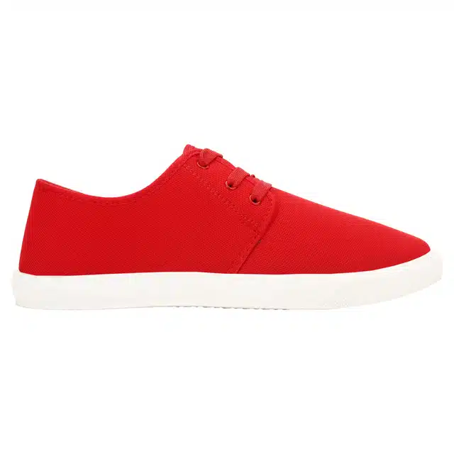 Men's Casual Sneakers Shoes (Red, 8) (S-43)