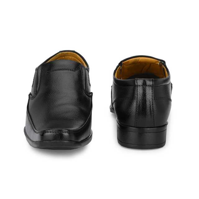 Katenia Synthetic Men Formal Shoes (Black, 7) (KF-17)