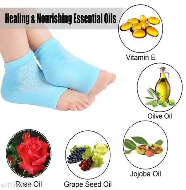 Moisturizing Gel Heel Socks for Unisex (Assorted)