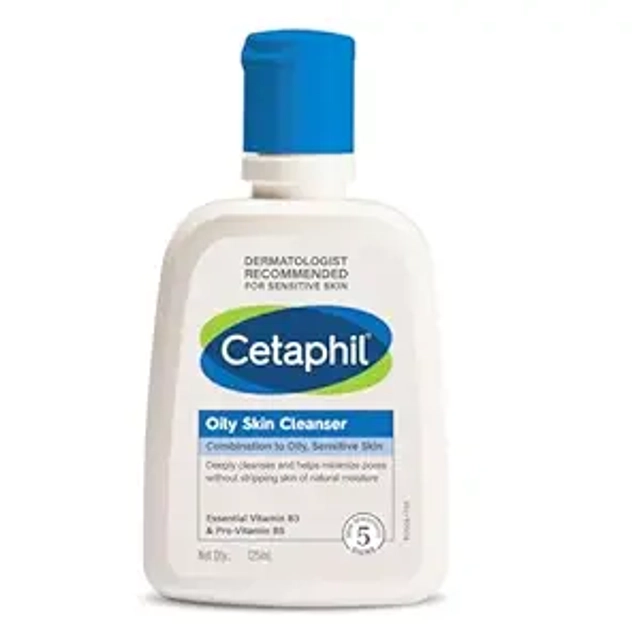 Cetaphil Oily Skin Cleanser (125 ml) with Matrix Biolage Hair Serum (100 ml) (Set of 2)