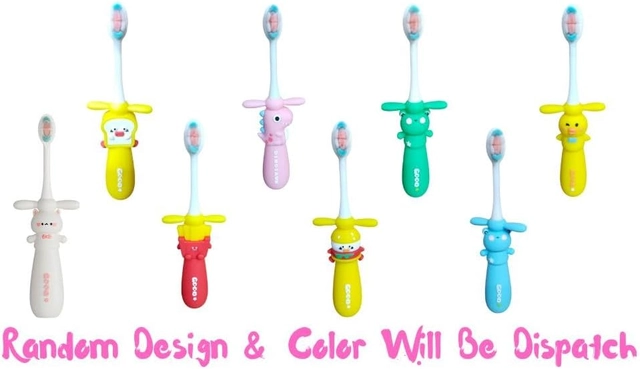 Silicone Ultra Soft Bristles Toothbrush for Toddler (Assorted)