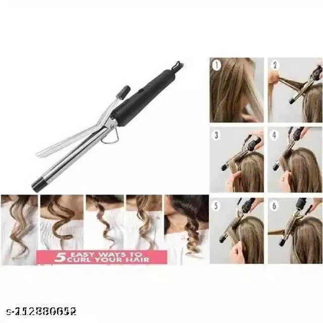 Plastic Hair Roller & Curler (Black)