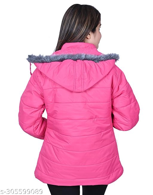 Jacket for Women (Pink, L)