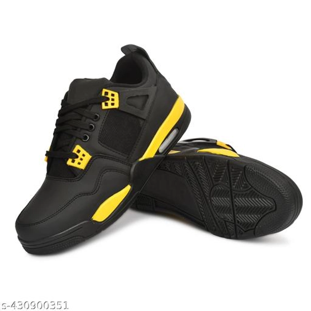 Casual Shoes for Men (Black, 6)