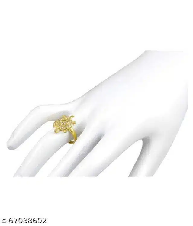 Turtle Meru Yantra Finger Ring (Gold)