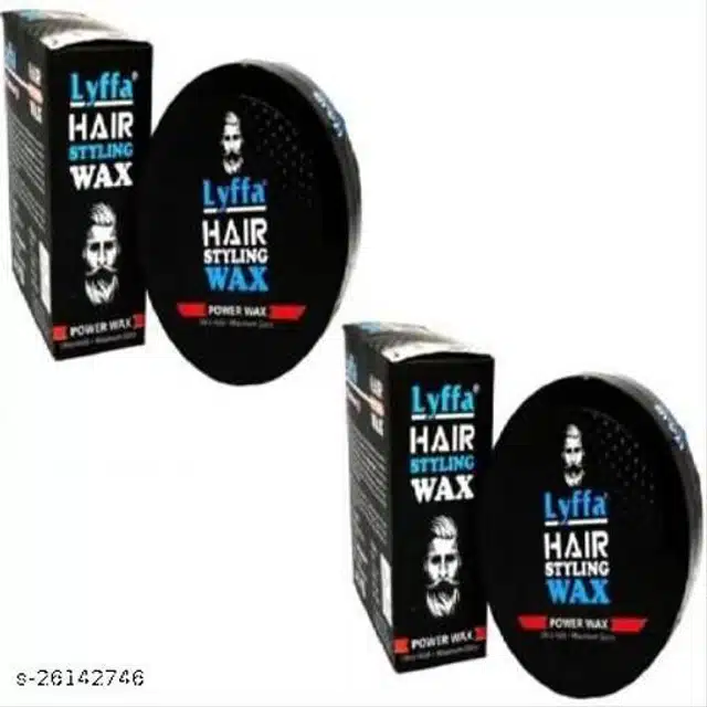 Lyffa Hair Styling Wax (80 g, Pack of 2)