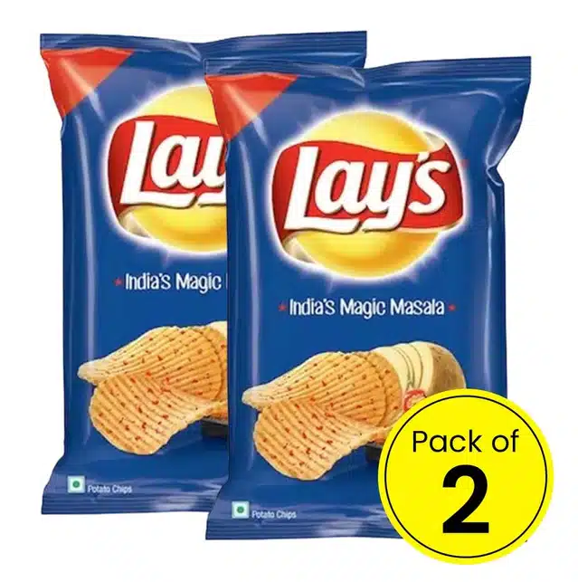 Lays India'S Magic Masala Chips 2X67 g (Pack Of 2)