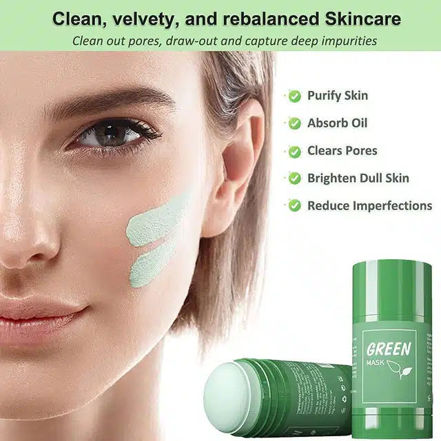 Green Tea Stick Face Mask (Pack of 2)