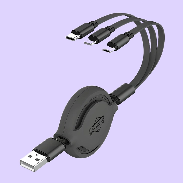 MI-STS 3 in 1 Reversible Micro USB Charging Cable