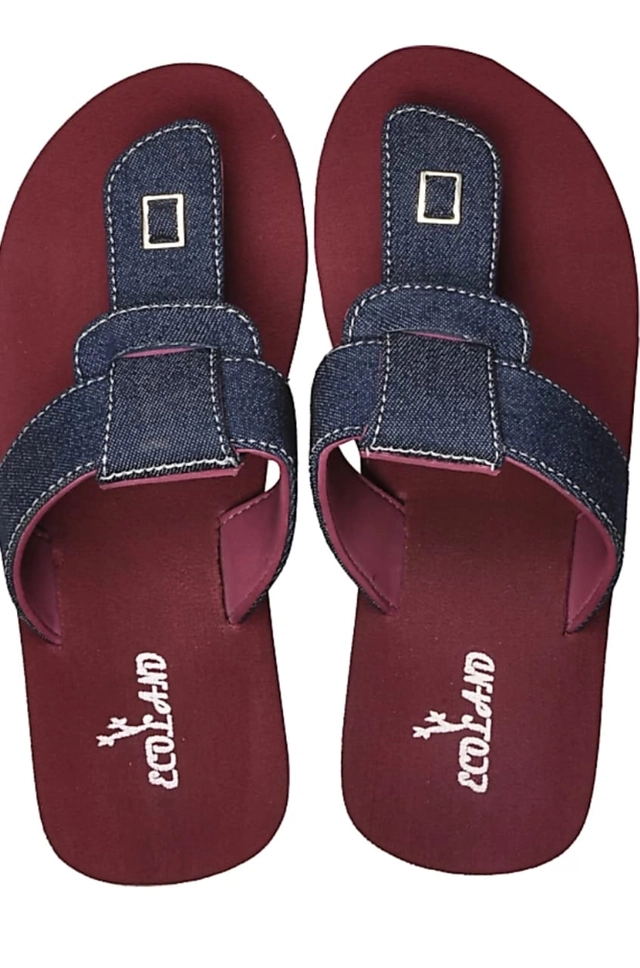 Slippers for Women (Maroon, 4)