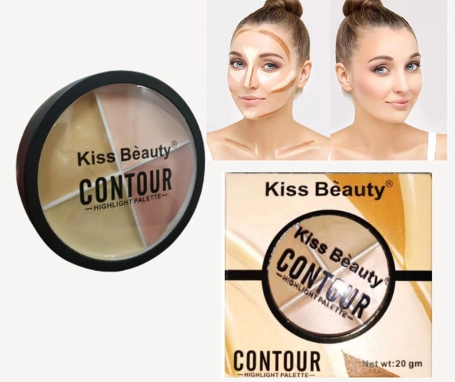 Kiss Beauty Contour Palette (20 g, Pack of 1)