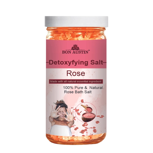 Bon Austin Detoxifying Rose Bath Salt Crystal (200 g)