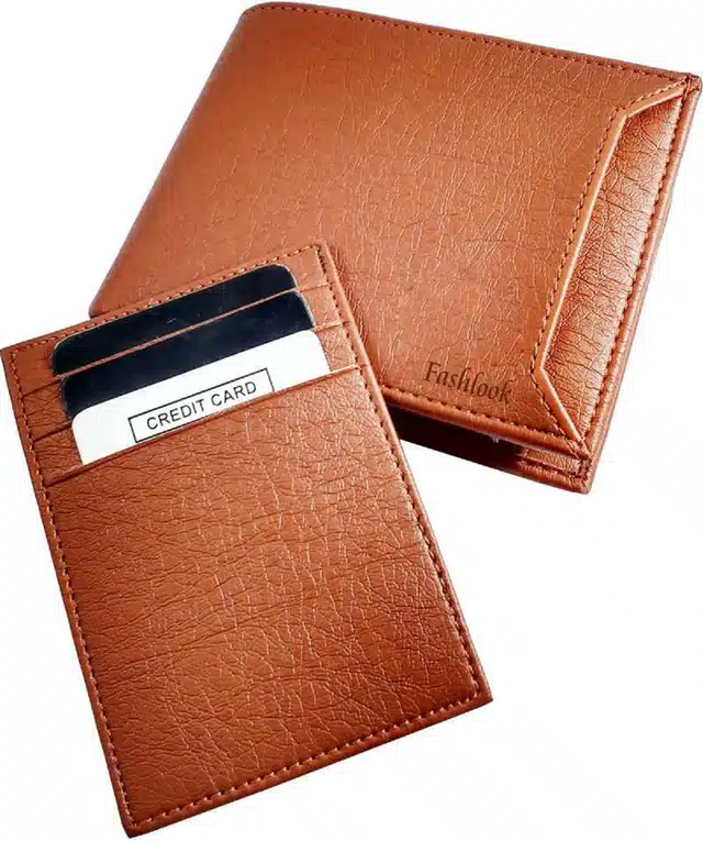 Leather Wallet for Men (Tan)