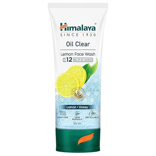 Himalaya Herbals Oil Clear Lemon Face Wash, 50 ml