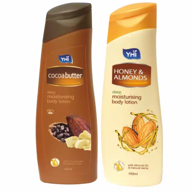 Cocoa Butter with Almonds With Honey Skin Nourishing Body Lotion (Pack of 2, 100 ml)