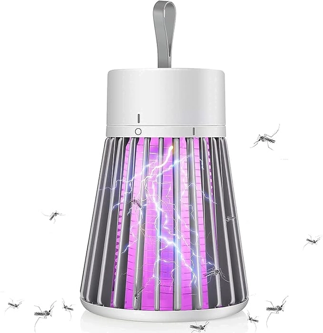 Eightiz Mosquito Killer Machine Mosquito Killer Usb Powered Bug Zapper Mosquito Lamp For Home Electric Led Lamp Mosquito Killer Indoor/Outdoor Mosquito Trap Machine