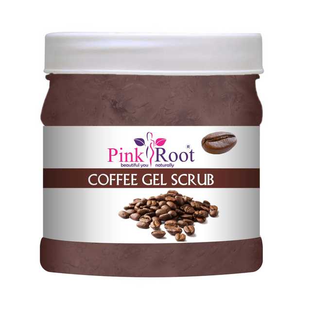 Pink Root Coffee Gel Face Scrub (Pack Of 1, 500 ml) (MI-138)