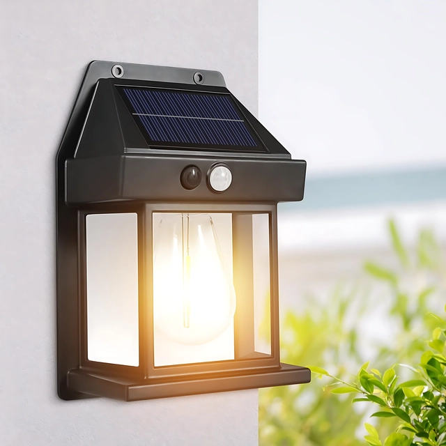 HypeTeck Solar Wall Lights (Black)