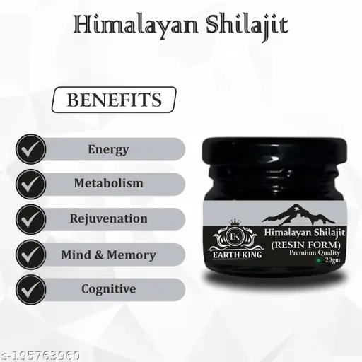 Earth King Himalayan Shilajit Resin (20 g)