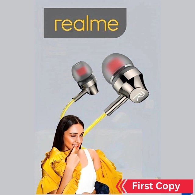 Realme in Ear Wired Earphones (Multicolor)