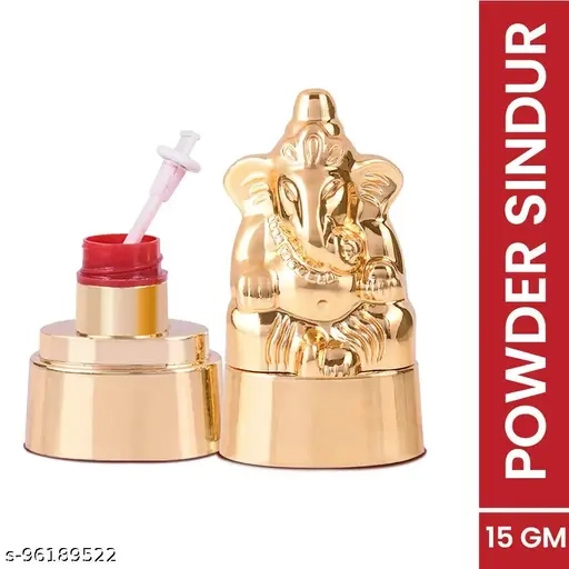 Ganesh Statue Powder Sindoor For Women 15 g