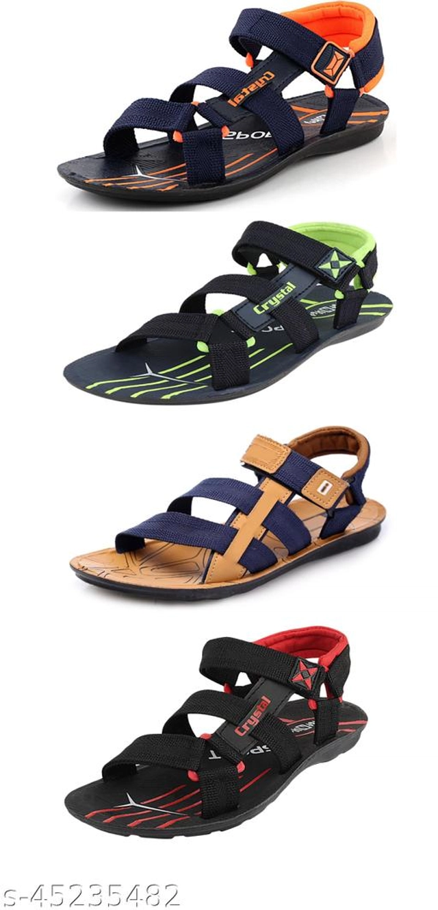 Sandals for Men (Multicolor, 6) (Pack of 4)