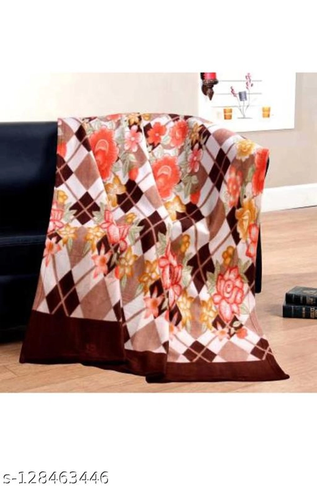 Fleece Blankets for Home (Pack of 2) (Multicolor, Free Size)