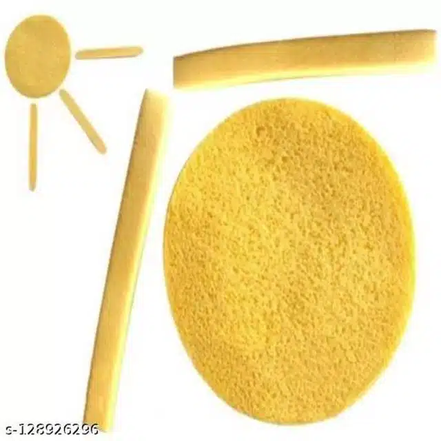 Premium Makeup Sponges (Yellow, Pack of 12)