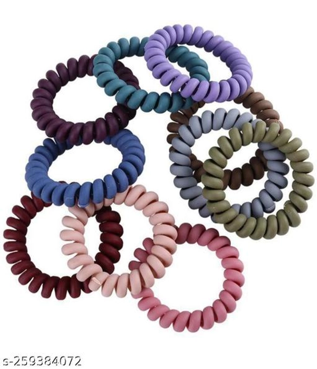 Rubber Band for Women & Girls (Multicolor, Pack of 10)