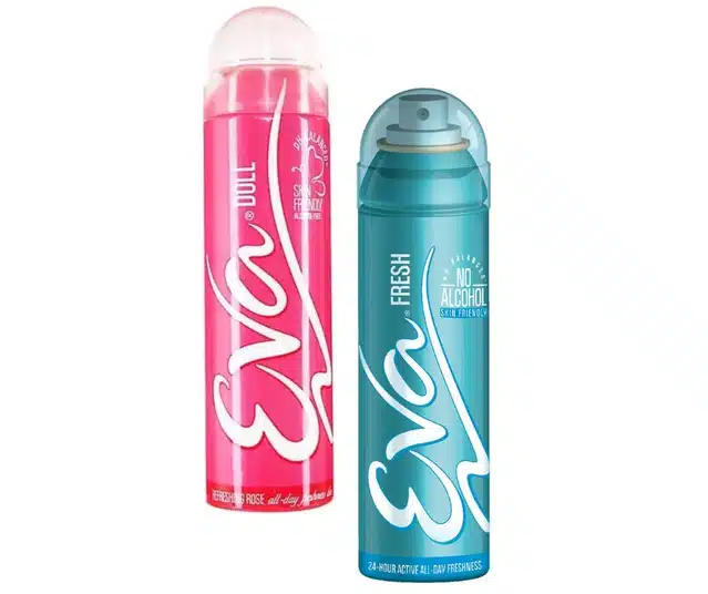 Eva Fresh & Doll Deodorants for Women (125 ml, Pack of 2)