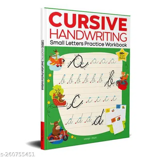 Cursive Writing Book for Kids (Multicolor)