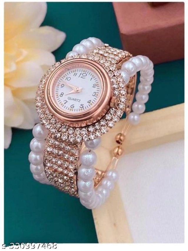 Alloy Analog Watch for Women (Multicolor)