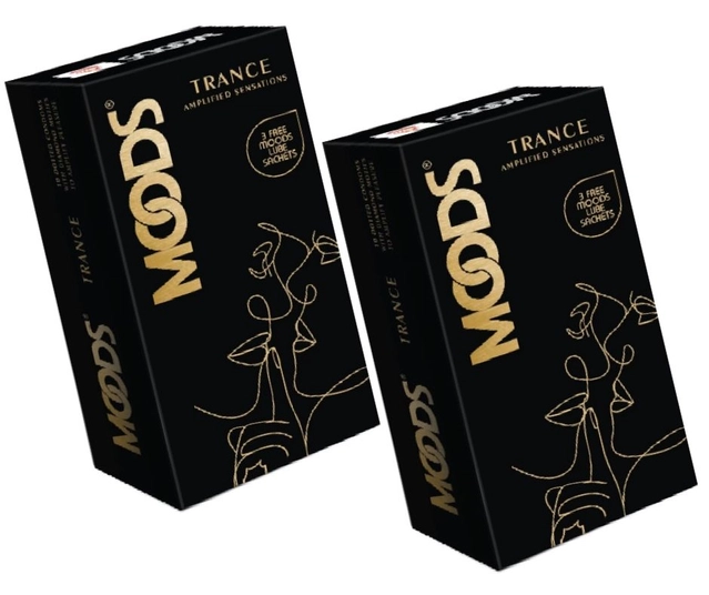 Mood Trance Amplified Sensations 10 Pcs Condoms (Pack of 2)