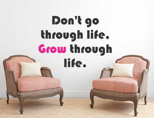 Walldecors Vinyl Donâ€™T Go Quote Sticker (60cm*80cm) (LAC-222)